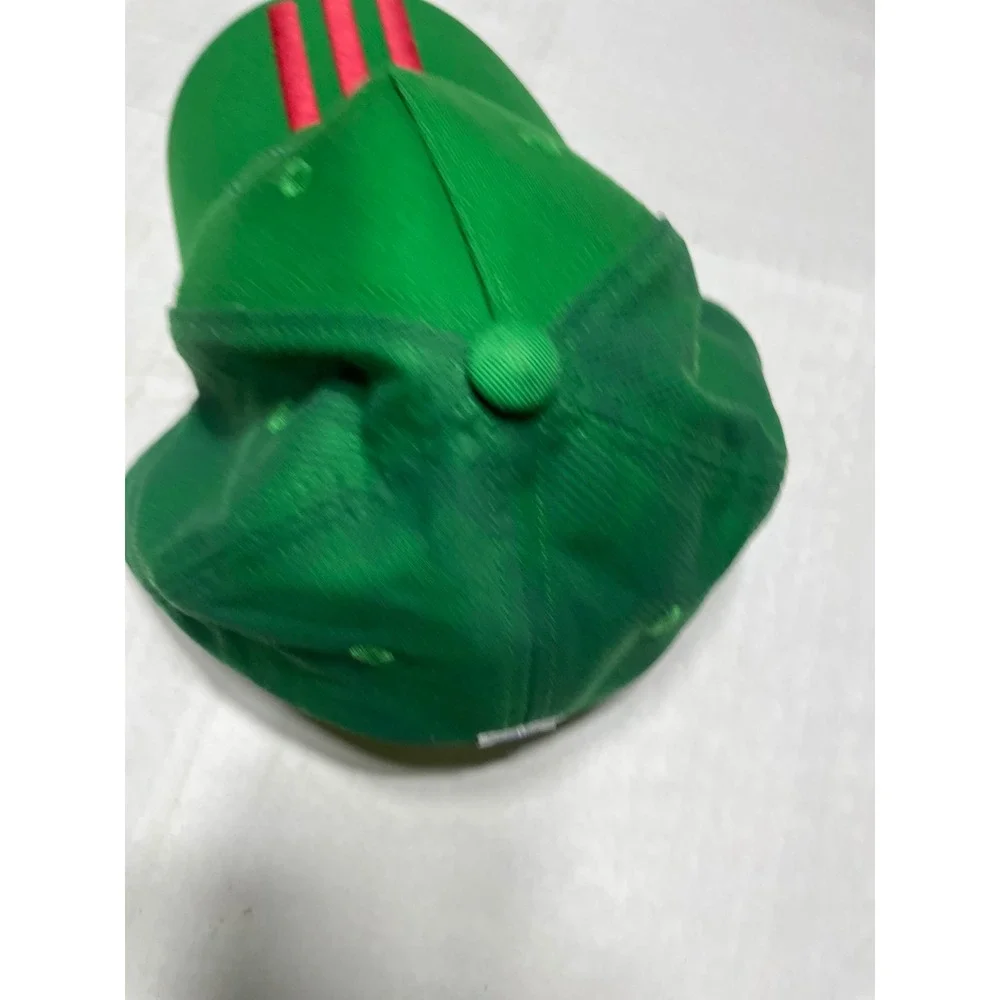 Adidas Mexico National Team Soccer Snapback Hat Green Pink Stripes One Size